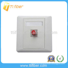 FC Single Port Fiber Optic Faceplate/ Wall Plate